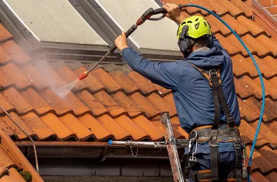 Démoussage et hydrofuge de toiture à Termes